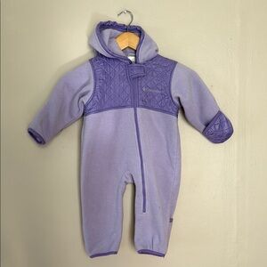 Columbia bodysuit Purple fleece Kids One Piece 18-25 months